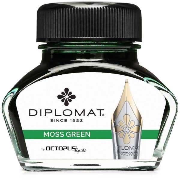 Tintenglas Moosgrün 30ml