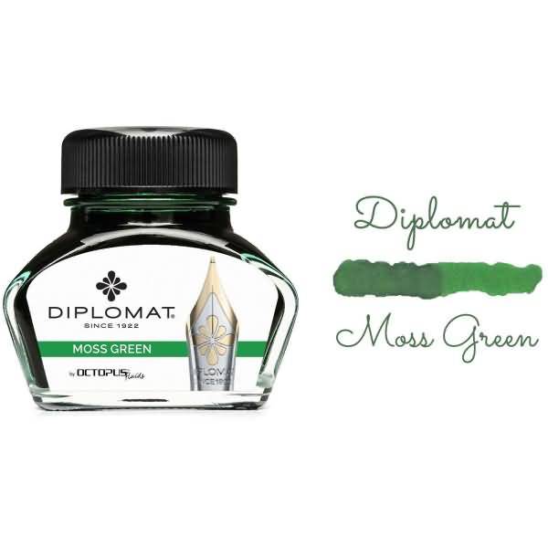 Tintenglas Moosgrün 30ml