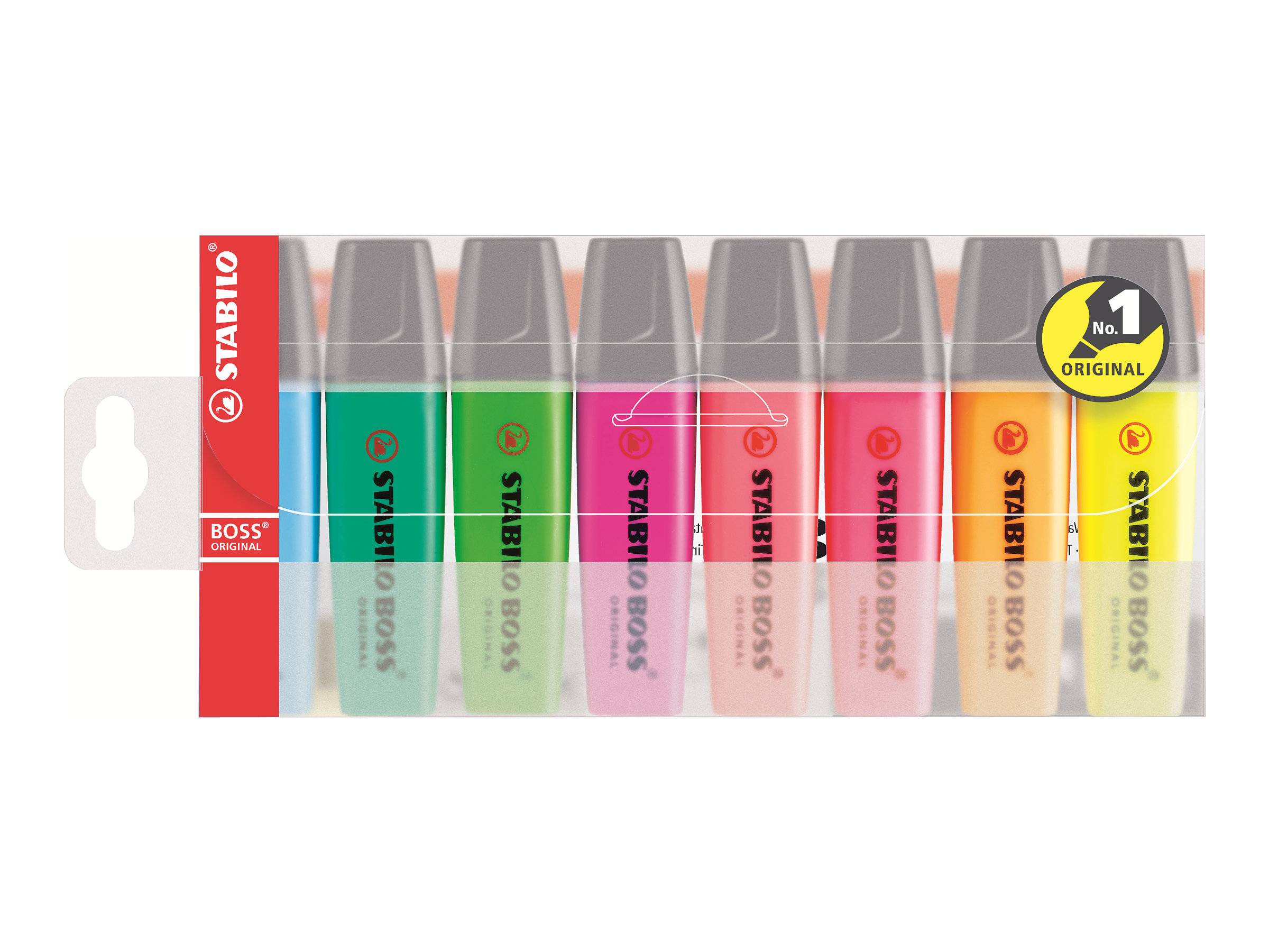 STABILO Textmarker BOSS 70/8 2-5mm farbig sortiert 8 St./Pack.