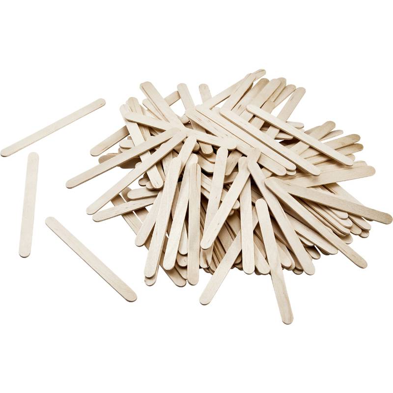 folia Holzstäbchen, Länge: 114, naturfarben