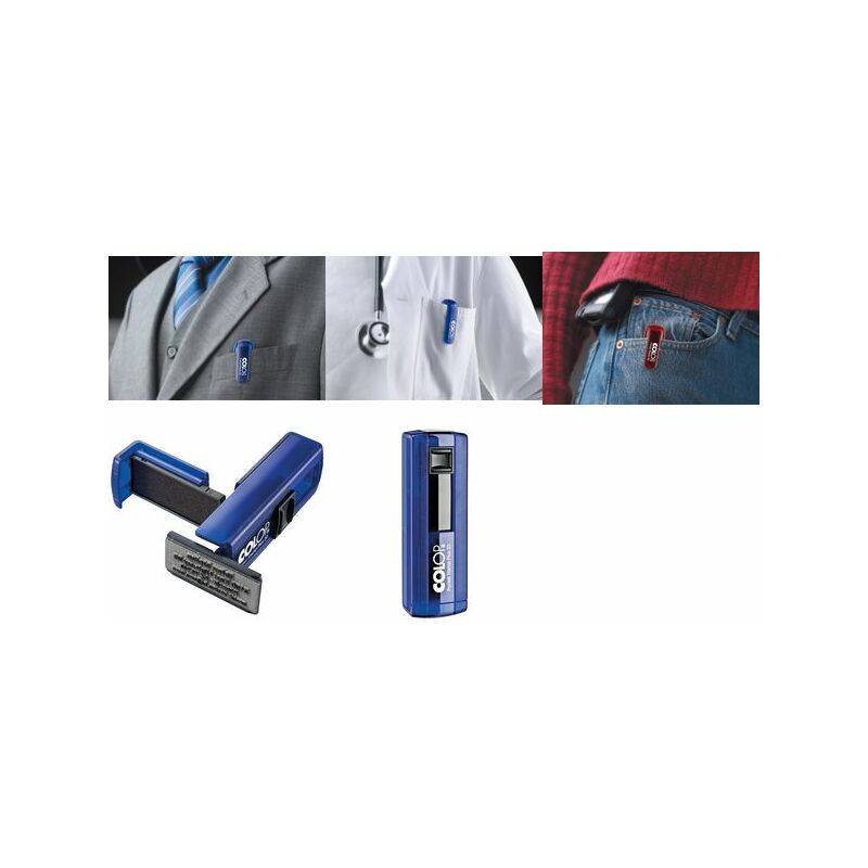 COLOP Taschenstempel Pocket Stamp Plus 30, indigo blau