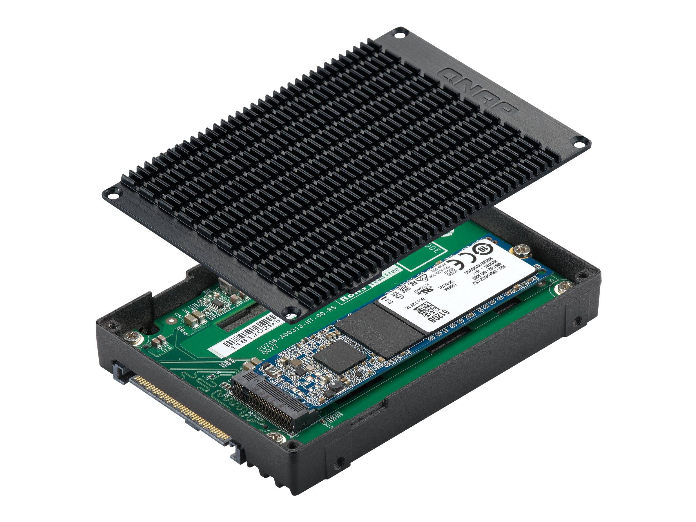 QNAP QDA-UMP - Laufwerksschachtadapter - 2.5" to M.2 (6.4 cm to M.2)