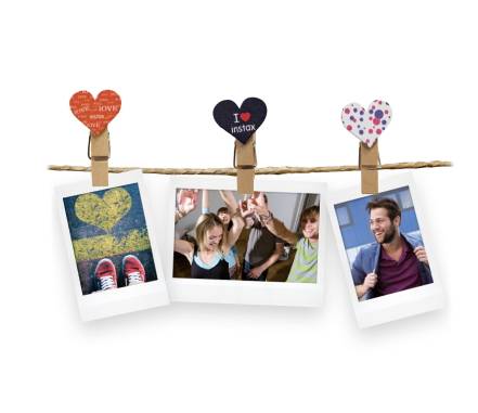 Fujifilm Instax Design Clips, Mehrfarbig, 10 Stück(e)