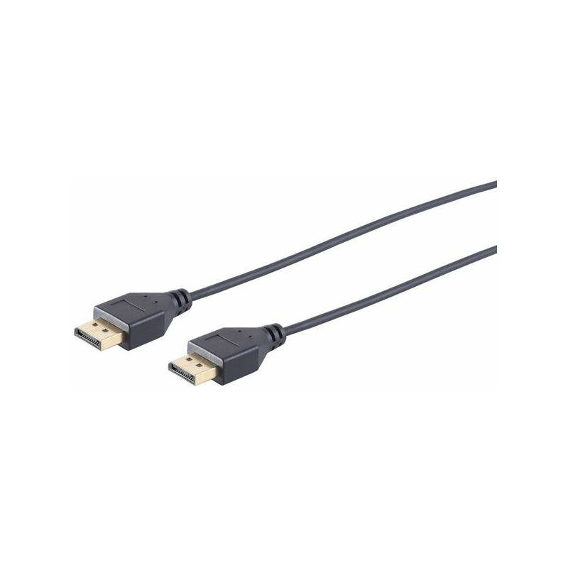 shiverpeaks BASIC-S DisplayPort 1.2 Kabel, schwarz, 3,0 m