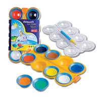 Pelikan 723122, Schwarz, Blau, Braun, Grün, Orange, Rot, Weiß, Gelb, Aquarelllack, Hart, 1 Stück(e)