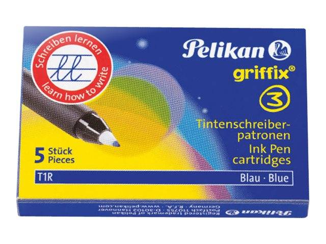 Pelikan Griffix 3 TR1 - Nachfüllpatrone - nicht dauerhaft - Blau (Packung mit 5)