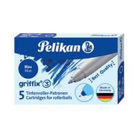 Pelikan Griffix 3 TR1 - Nachfüllpatrone - nicht dauerhaft - Blau (Packung mit 5)