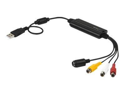 StarTech.com USB Video Capture Adapter Cable, S-Video/Composite to USB 2.0 SD Video Capture Device Cable, TWAIN Support,