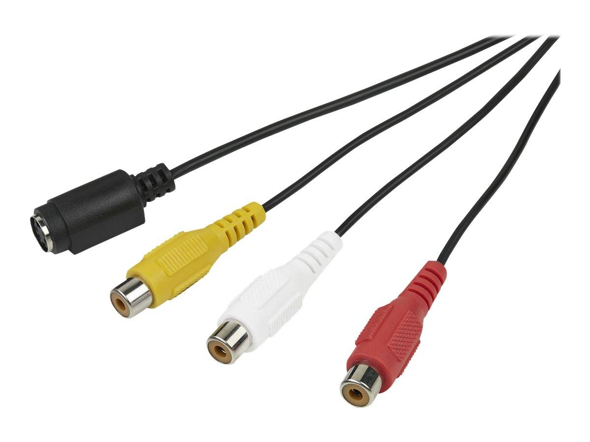 StarTech.com USB Video Capture Adapter Cable, S-Video/Composite to USB 2.0 SD Video Capture Device Cable, TWAIN Support,