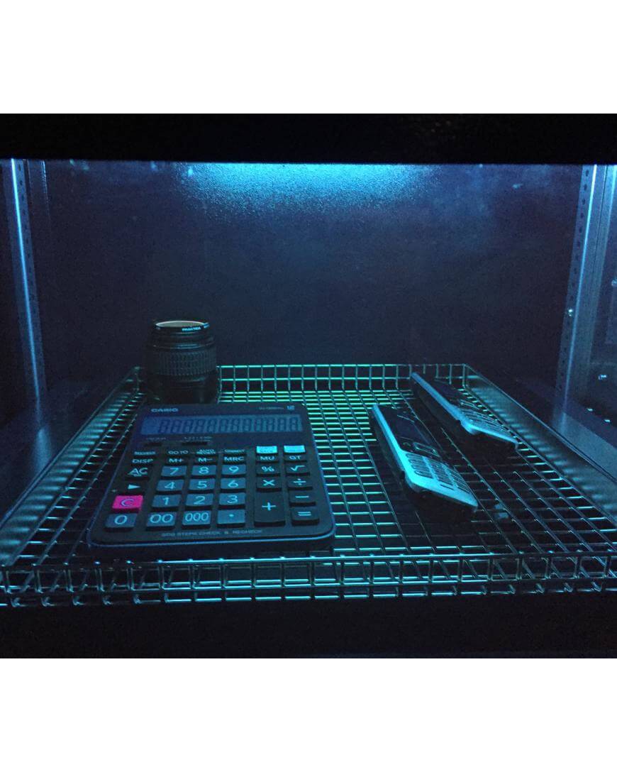 PURION UVC BOX Medium Basic Steril Box, UV-Anlage, 17W UV-C Entkeimungslampe, Desinfektionsleistung 1.200 J/m²