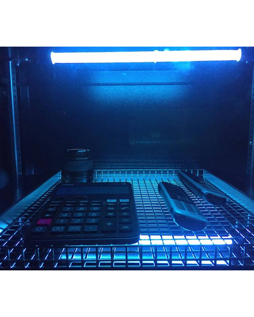 PURION UVC BOX Dual Medium Extra Steril Box, UV Anlage, zwei 17W UVC Desinfektionslampen für eine optimale Entkeimung