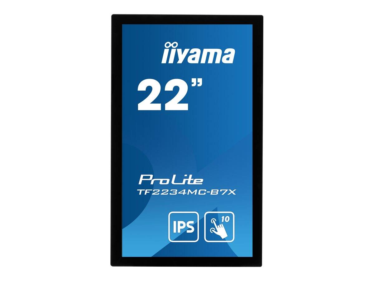 Iiyama ProLite TF2234MC-B7X LCD-Monitor EEK F (A - G) 54.6cm (21.5 Zoll) 1920 x 1080 Pixel 16:9 8 ms HDMI®, DisplayPort, VGA, USB