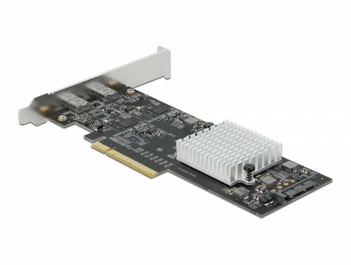 DeLOCK - USB-Adapter - PCIe 2.0 x8 Low-Profile