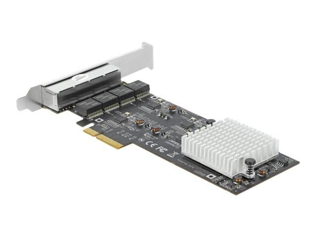 DeLOCK - Netzwerkadapter - PCIe 2.1 x4 - 10M/100M/1G/2,5
