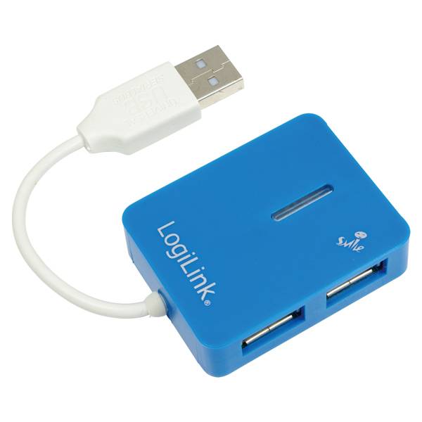 LogiLink Smile USB2.0 4-Port Hub - Hub - 4 x