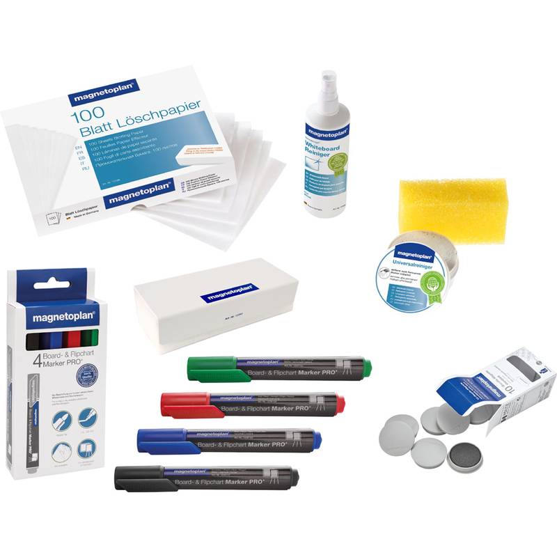 magnetoplan Weißwandtafel-Zubehör-Set