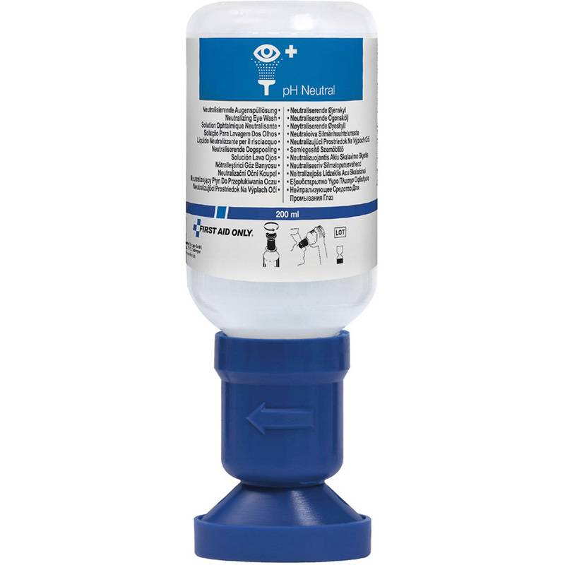 FIRST AID ONLY Augenspülung, 200 ml Flasche, neutralisierend