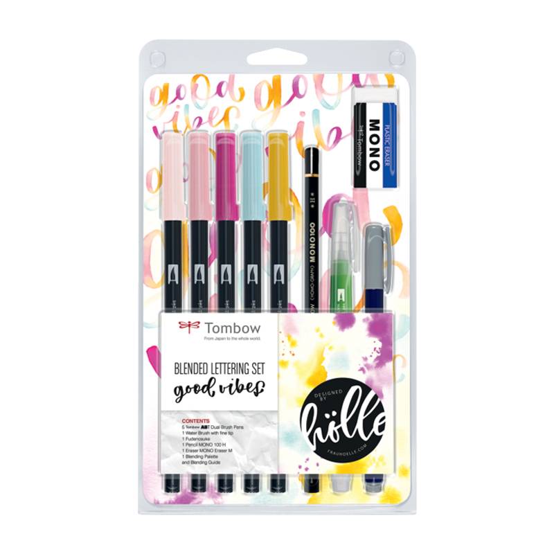 Tombow Blended Lettering-Set Good Vibes, 9-teilig