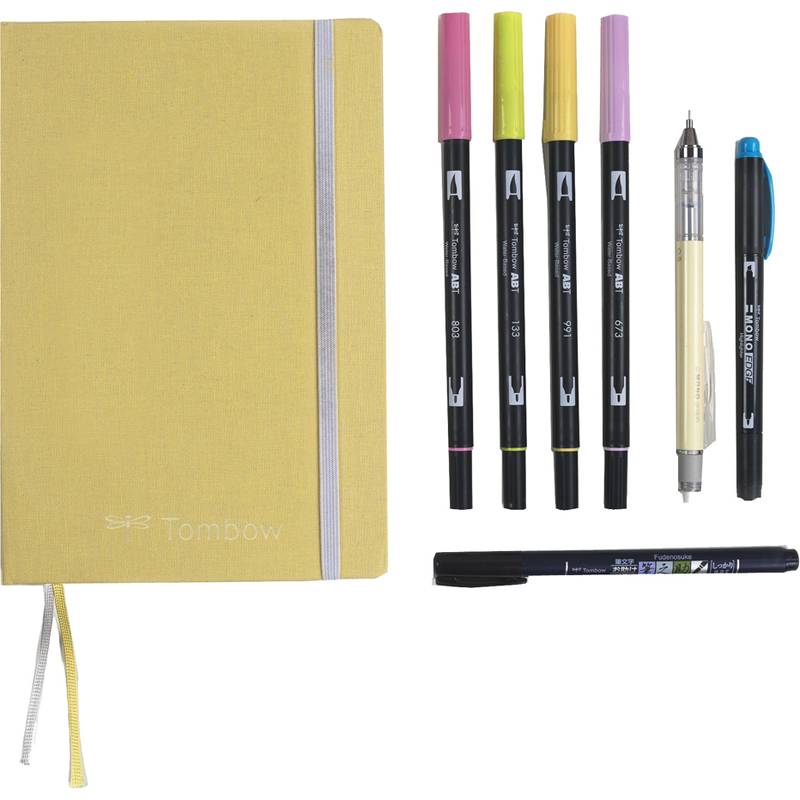 Tombow Creative Journaling Kit BRIGHT, inkl. Notizbuch