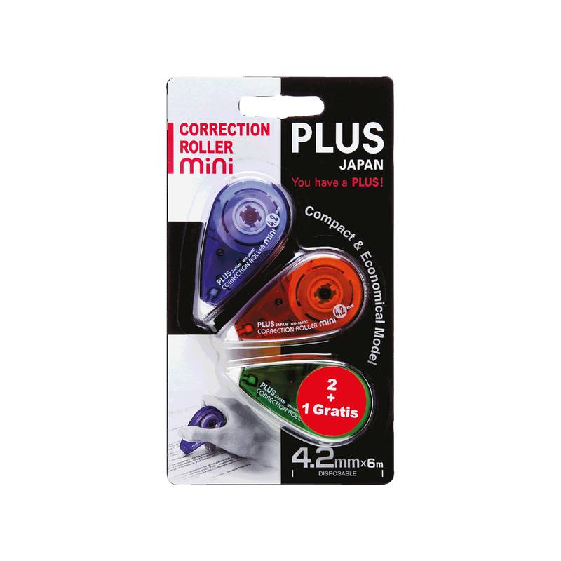 PLUS JAPAN Korrekturroller "MINI", 4,2 mm x 6 m