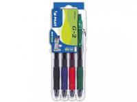 PILOT PEN Pilot G - Nachfüllbar - Schwarz - Blau - Grün - Rot - G-2 - Set2Go - 4