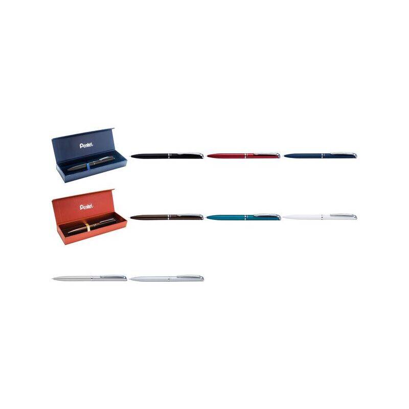 Pentel EnerGel Gel-Tintenroller Hi-Class, schwarz