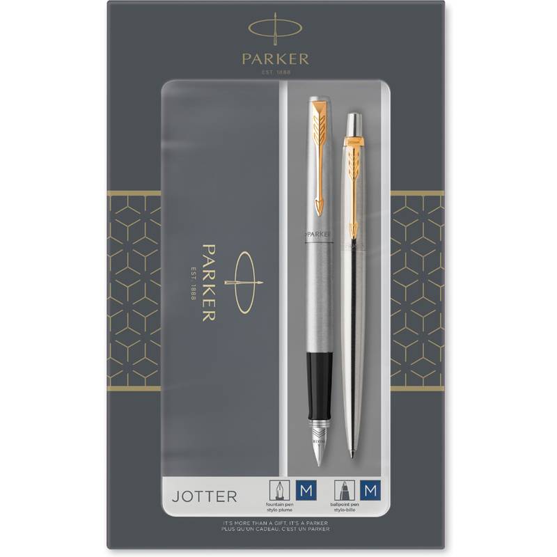 PARKER Schreibgeräte-Set JOTTER Edelstahl G.C.