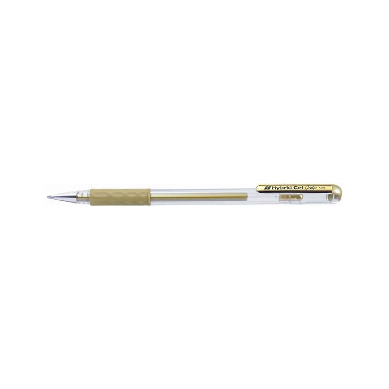 Pentel Gel-Tintenroller Hybrid Gel Grip Metallic K118, gold