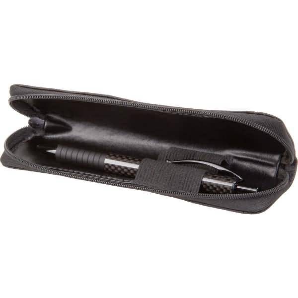 Schreibgeräteetui 5x17x2cm Polyester/Cotton schwarz