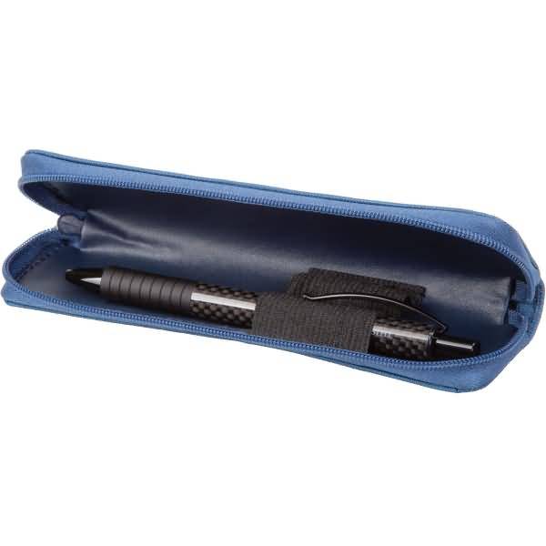 Schreibgeräteetui 5x17x2cm Polyester/Cotton blau