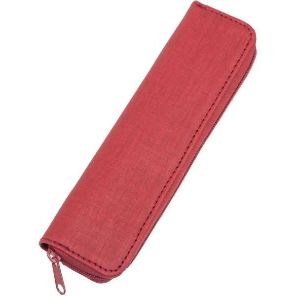 Schreibgeräteetui 5x17x2cm Polyester/Cotton rot