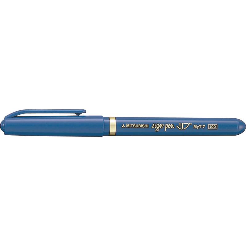 uni-ball Faserschreiber SIGN PEN (MYT7 B), blau