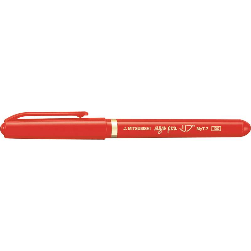 uni-ball Faserschreiber SIGN PEN (MYT7 R), rot