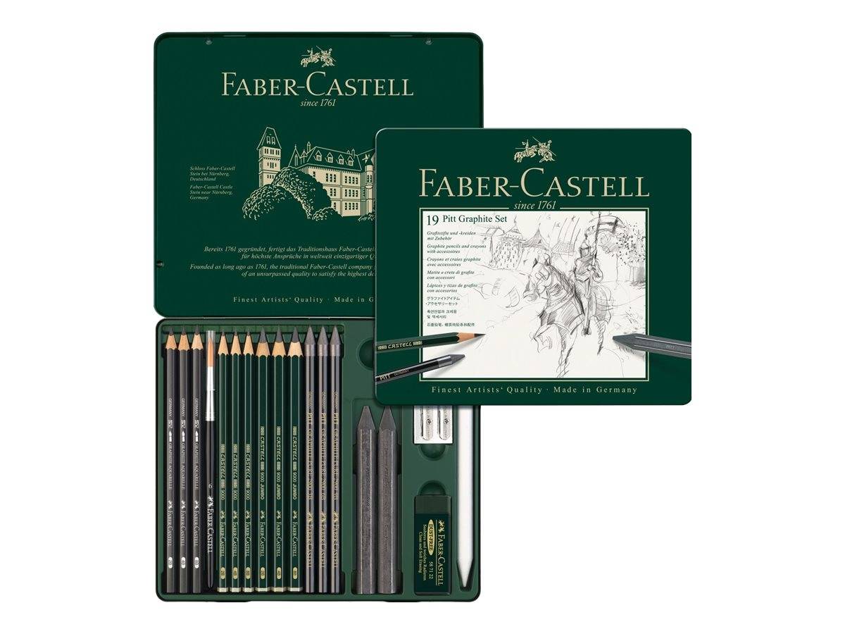 Faber-Castell PITT GRAPHITE - Set Bleistift, Farbstift