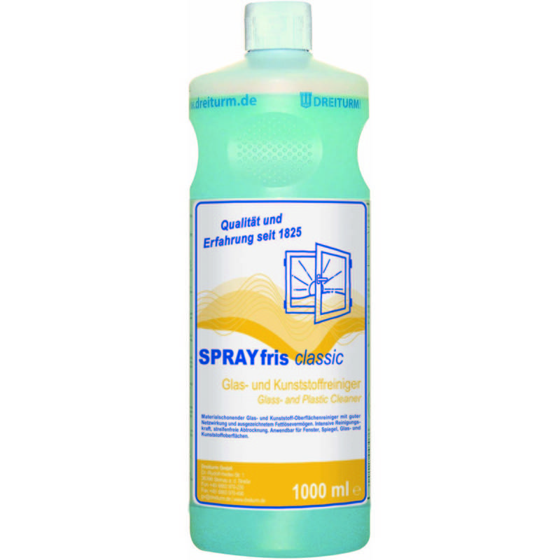 DREITURM Glasreiniger SPRAYFRIS classic, 1 Liter