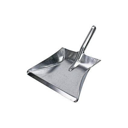 Peggy Perfect Kehrschaufel Metall, ohne Lippe, verzinkt