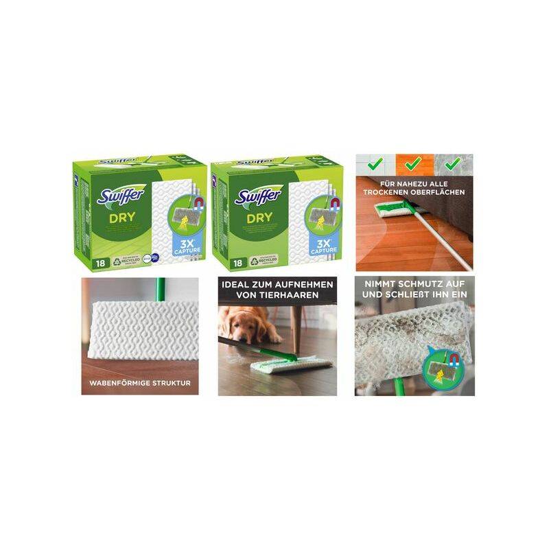 Swiffer Trocken-Bodenwischtücher - Nachfüllpackung