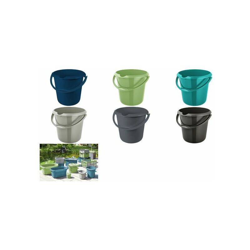 keeeper Putzeimer "mika eco", rund, 10 Liter, sky blue