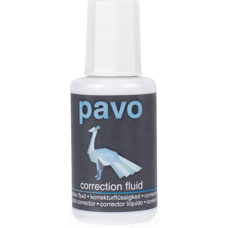 pavo Korrekturflüssigkeit, weiß, Inhalt: 20 ml