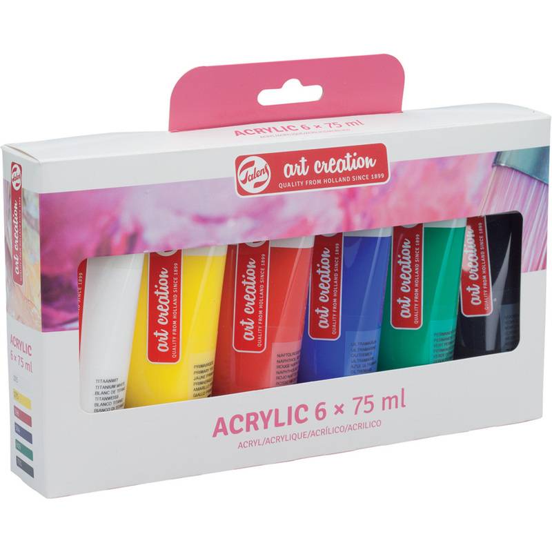 ROYAL TALENS Acrylfarbe ArtCreation, 75 ml, 6er-Set