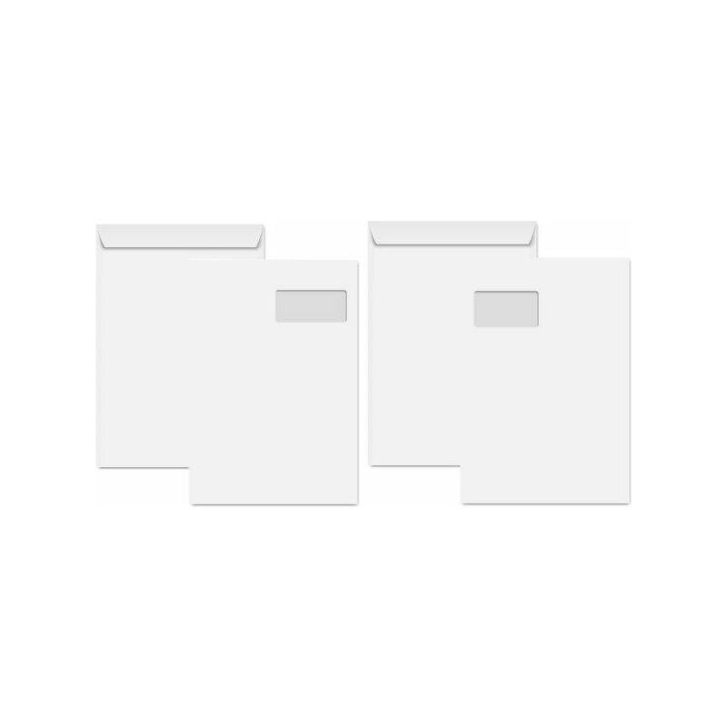 Clairefontaine Versandtaschen C4, 229 x 324 mm, weiß