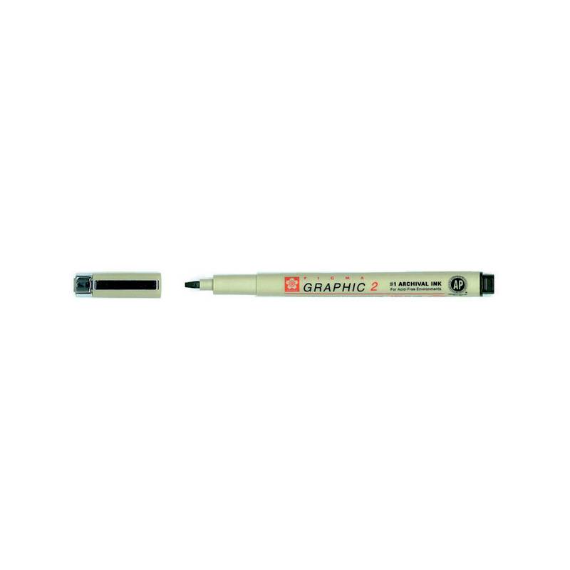 SAKURA Grafikstift PIGMA GRAPHIC 2, schwarz