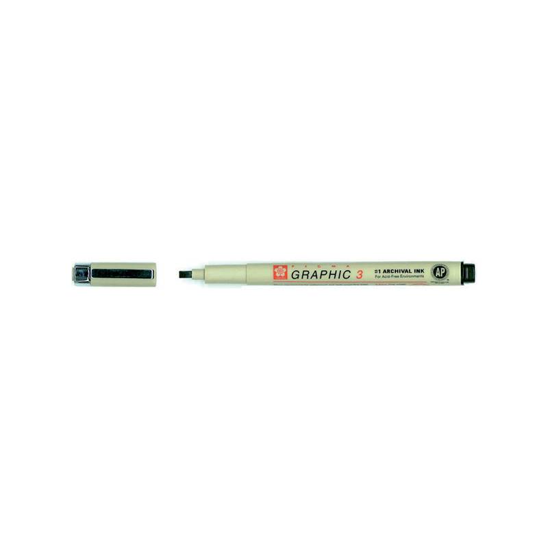 SAKURA Grafikstift PIGMA GRAPHIC 3, schwarz