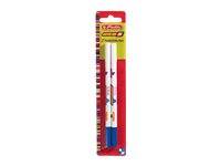 Herlitz SUPER HAI - Tintenlöschstift mit Überschreibspitze - nicht dauerhaft - Blau - 1 mm - Mittel (Packung mit 2)