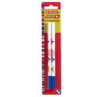 Herlitz SUPER HAI - Tintenlöschstift mit Überschreibspitze - nicht dauerhaft - Blau - 1 mm - Mittel (Packung mit 2)