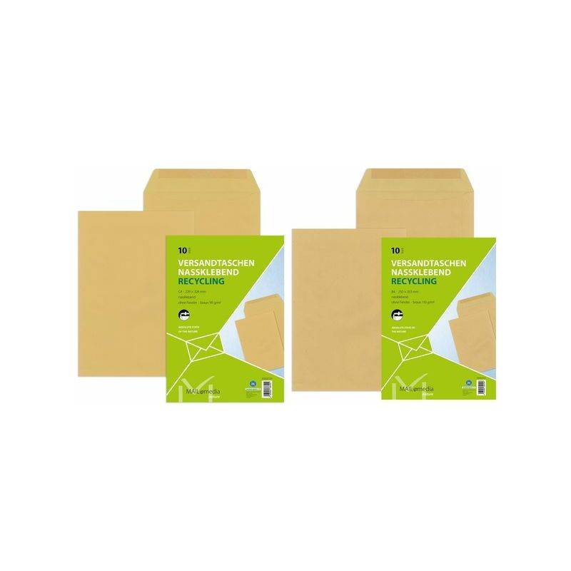 MAILmedia Versandtasche Natron braun, B5, ohne Fenster