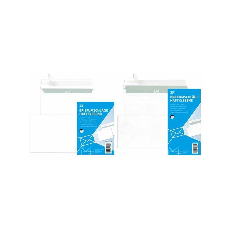 MAILmedia Briefumschlag Offset weiß, DIN Lang, ohne Fenster