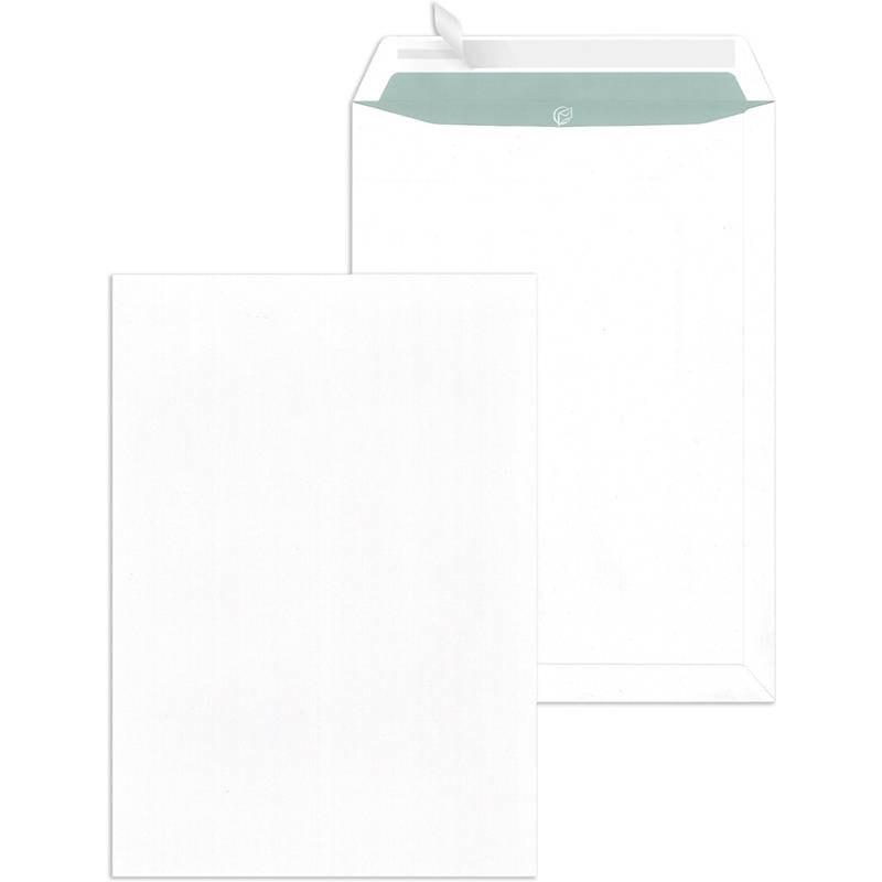 MAILmedia Versandtasche C4 haftklebend, ohne Fenster, weiß