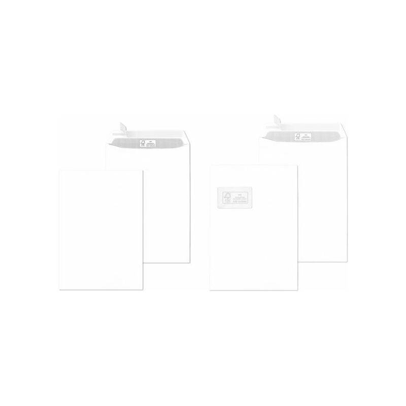 MAILmedia Versandtasche, DIN C4, ohne Fenster, weiß