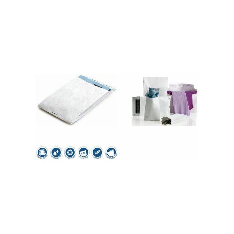 Tyvek Faltenversandtasche E4, ohne Fenster, Großpackung